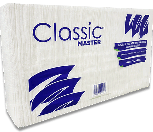 Papel Toalha Interfolha 20x21cm 1000 Folhas - Classic Master