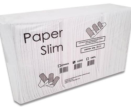 Papel Toalha Interfolha 20x21cm 700 Folhas – Paper Slim